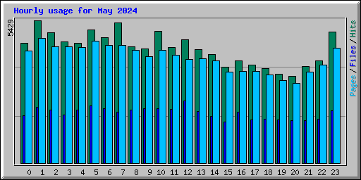 Hourly usage for May 2024